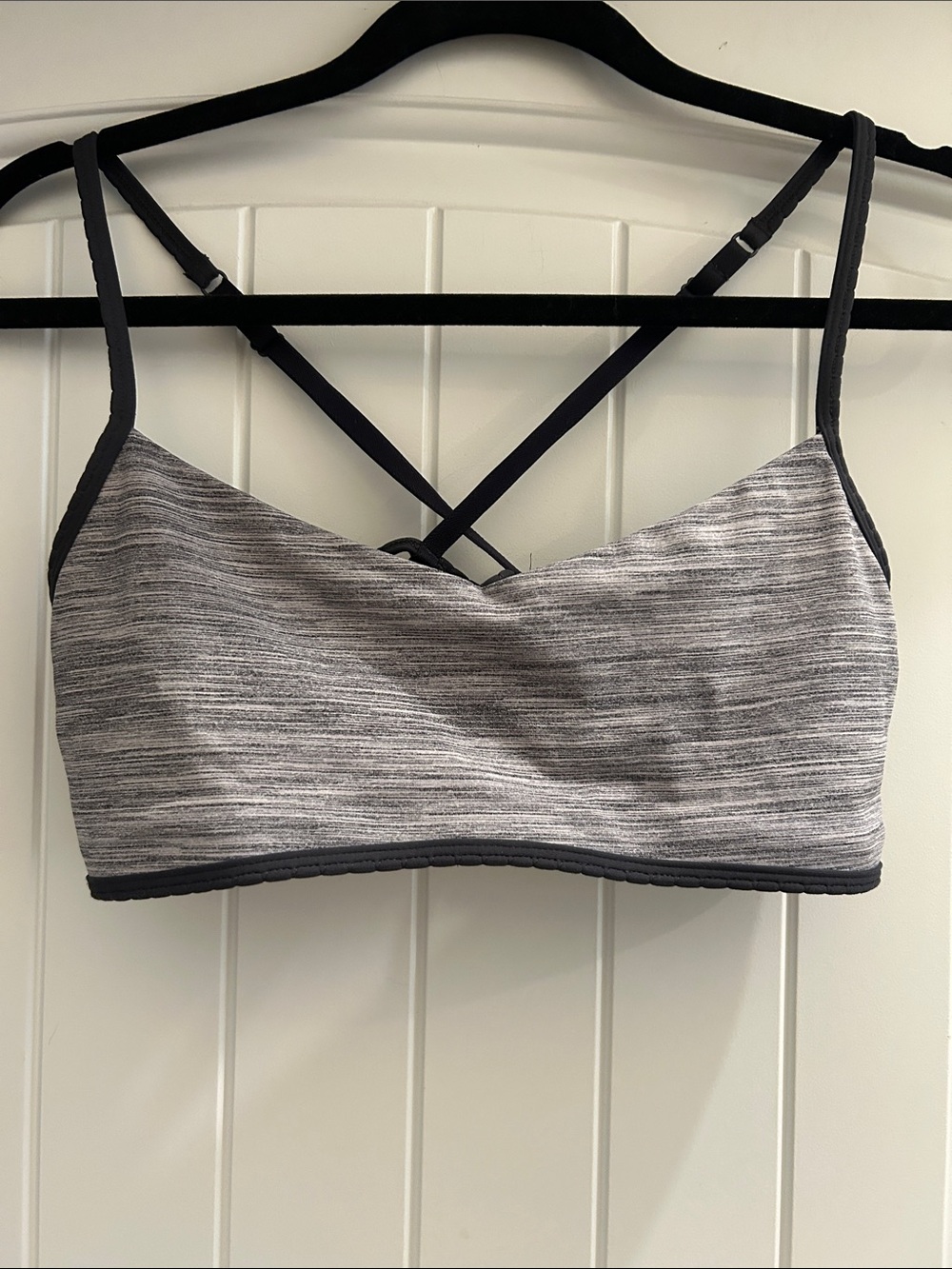 Lululemon Grey Cage Back Bra